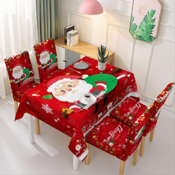 Christmas Chair Covers With Tablecloth