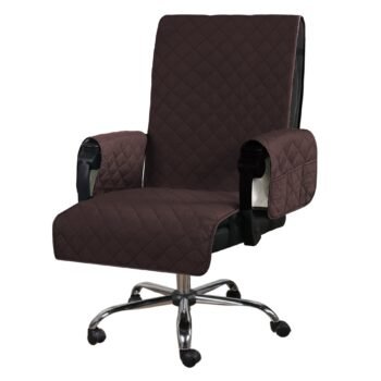 Reversible Office Chair Cover Water Resistant Dining Chair Cover