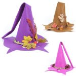 🎃Halloween Party Felt Witch Hats