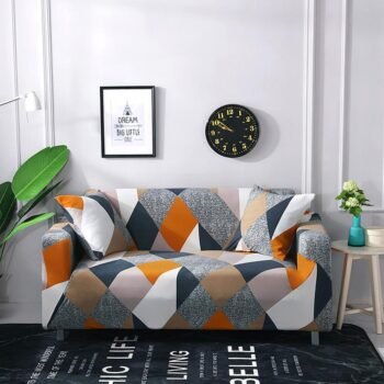 Pattern Super Stretch Sofa Cover Square Puzzle