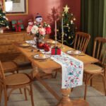 Merry Christmas Holiday Table Runner
