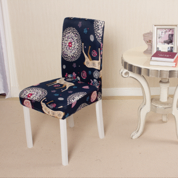Animal Pattern Stretchable Chair Covers Deer