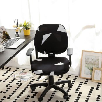 Pattern Split Stretchable Computer Seat Slipcover