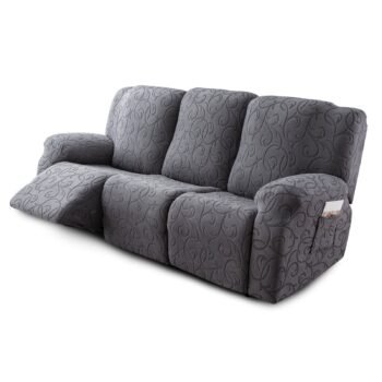 Flower Pattern 6pcs/set Recliner Sofa Slipcovers
