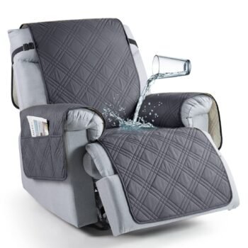 100% Waterproof Recliner Chair Covers with Pocket