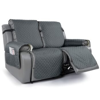 Waterproof Recliner Chair Cover Dark Grey