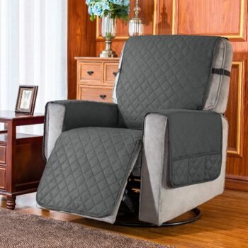 Waterproof Recliner Chair Cover Dark Grey