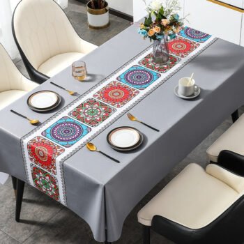 Waterproof Rectangular PVC Tablecloth