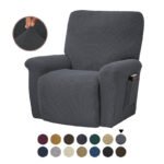 Stretch Jacquard Recliner Chair Covers 4pcs