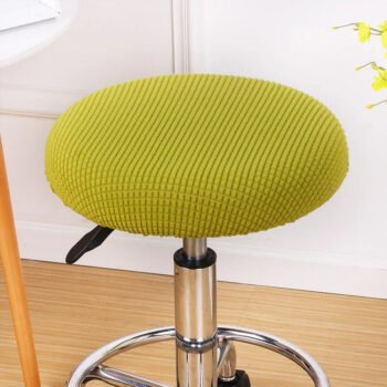 Elastic Round Bar Stool Cover TENDER GREEN