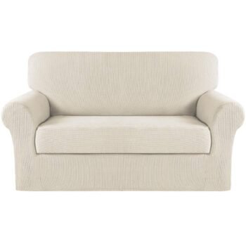 2 Pieces Loveseat Sofa Covers Stretch Sofa Slipcover