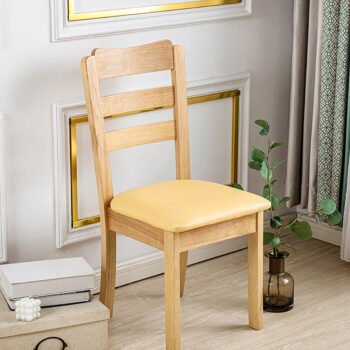 PU Solid Color Stretch Chair Seat Covers